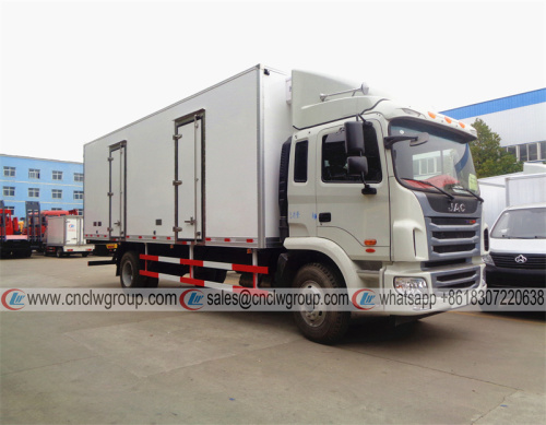 JAC 10~15 ton Refrigerated Van Trucks Freezer Lorry Cold Chain Van Truck