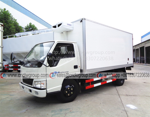 JMC 3 tons chiller freezer van reefer trucks for sale