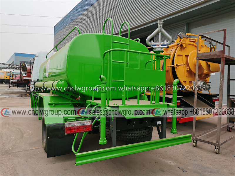 Dongfeng 7000 liter water sprinkler hauler tank lorry truck