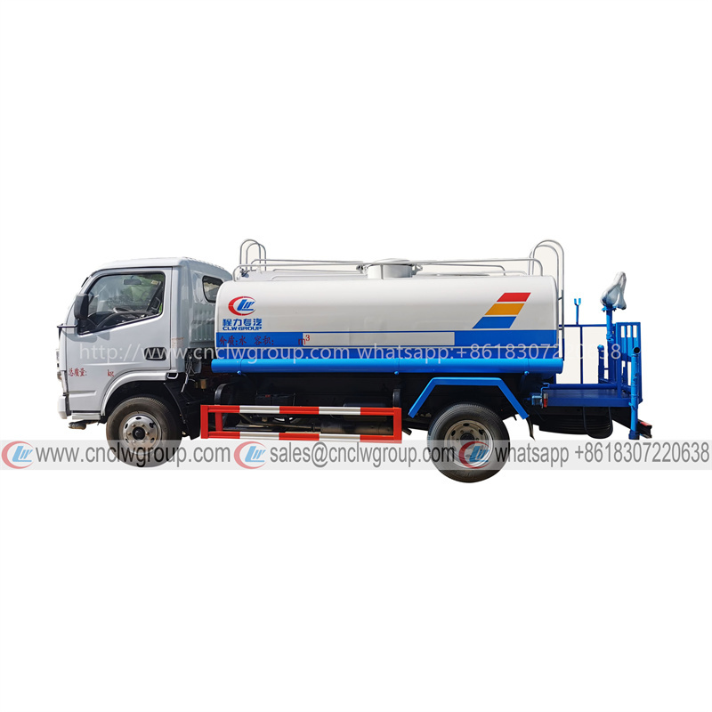 Dongfeng 5000 liter Water Sprinkler Water Tank Bowser Lorry Truck