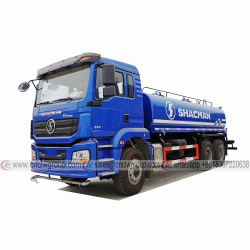 SHACMAN 18000l water bowser water tank truck for sale