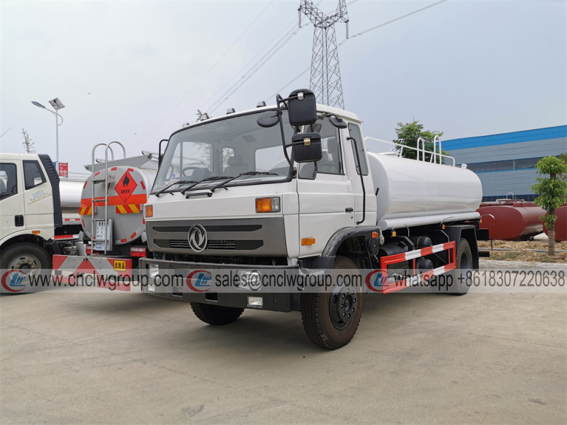 Dongfeng RHD 10m3 Potable Water Delivery Tanker Drinking Water Lorry Truck