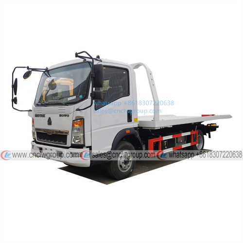 Sinotruk HOWO 3 ton tow truck road rescue service wrecker towing truck