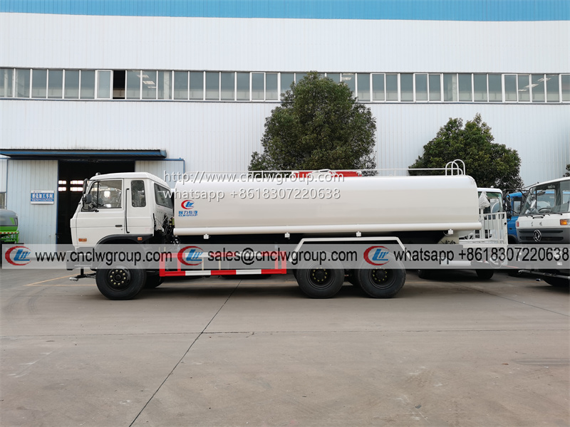 Dongfeng 6x4 10 wheel 19000 liter Mobile Water Bowser Sprinkler Carrier Tanker Truck Price