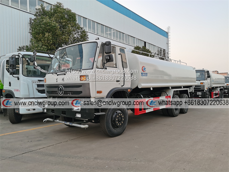 Dongfeng 6x4 10 wheel 19000 liter Mobile Water Bowser Sprinkler Carrier Tanker Truck Price
