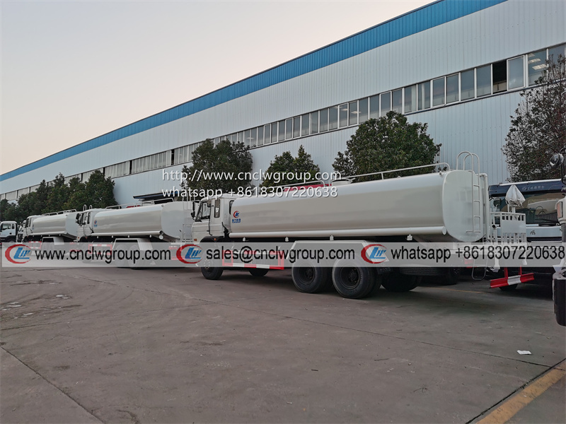 Dongfeng 6x4 10 wheel 19000 liter Mobile Water Bowser Sprinkler Carrier Tanker Truck Price