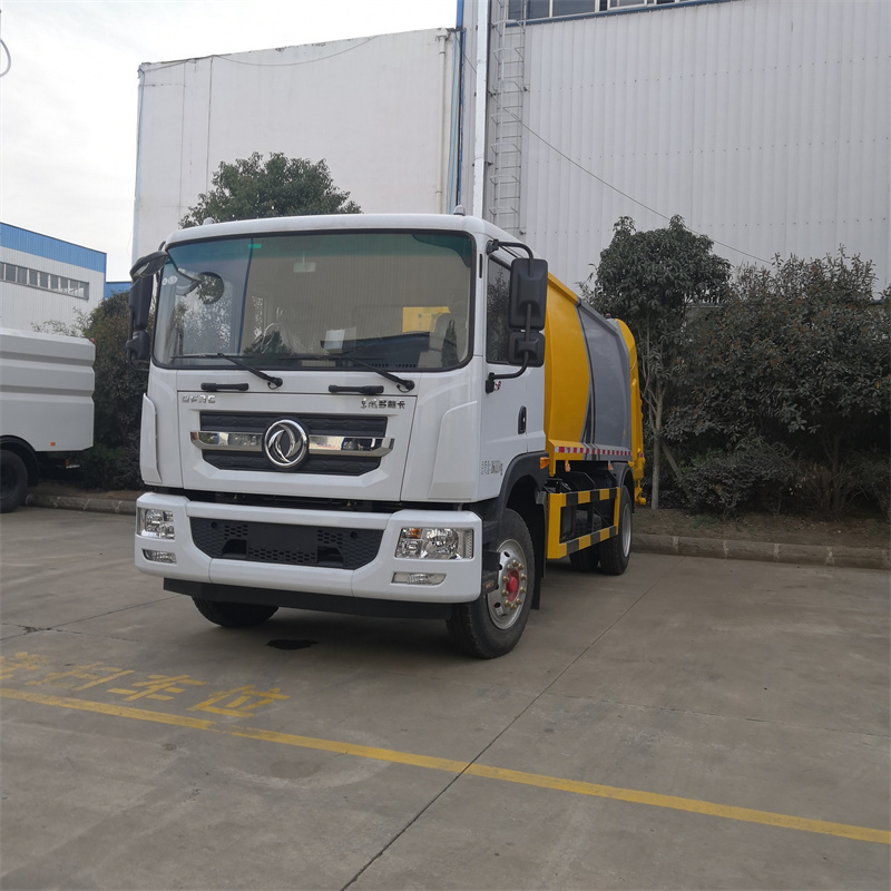 Dongfeng D9 Cummins 190hp industry trash garbage compactor for sale