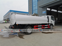 ISUZU 8000 liter Stainless Steel Potable Drinking Water Tanker Bowser Truck
