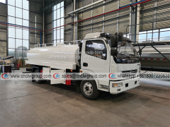 Cheap DFAC 7cbm Stainless Steel Bulk Potable Drinking Water Can Bowser Trucks for sale