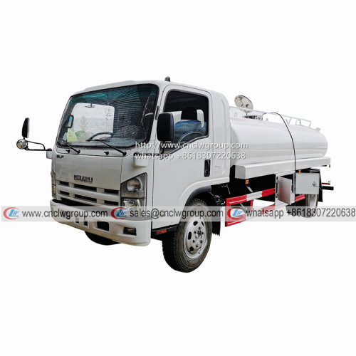 ISUZU 8000 liter Stainless Steel Potable Drinking Water Tanker Bowser Truck