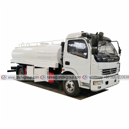 Cheap DFAC 7cbm Stainless Steel Bulk Potable Drinking Water Can Bowser Trucks for sale