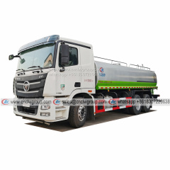 Foton Auman 6x4 5000 gallon bulk water tanker truck with good price for sale
