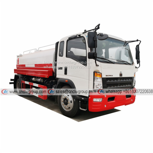 Sinotruk HOWO 2500 gallon / 10000 litre water hauler tanker truck