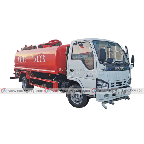 New ISUZU NPR small water truck water tanker 6000 ltr good price for sale