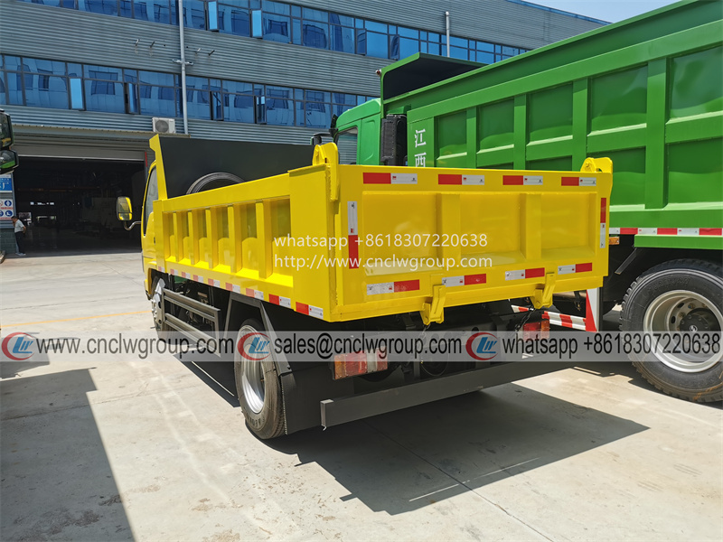 Japanese brand new ISUZU elf 3 4 5 ton dump tipper truck muck dumper trucks price for sale