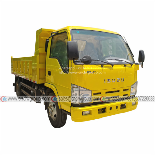 Japanese brand new ISUZU elf 3 4 5 ton dump tipper truck muck dumper trucks price for sale