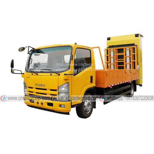 ISUZU 4x2 truck mounted highway anti collision attenuator 100kph car anti crash buffer truck