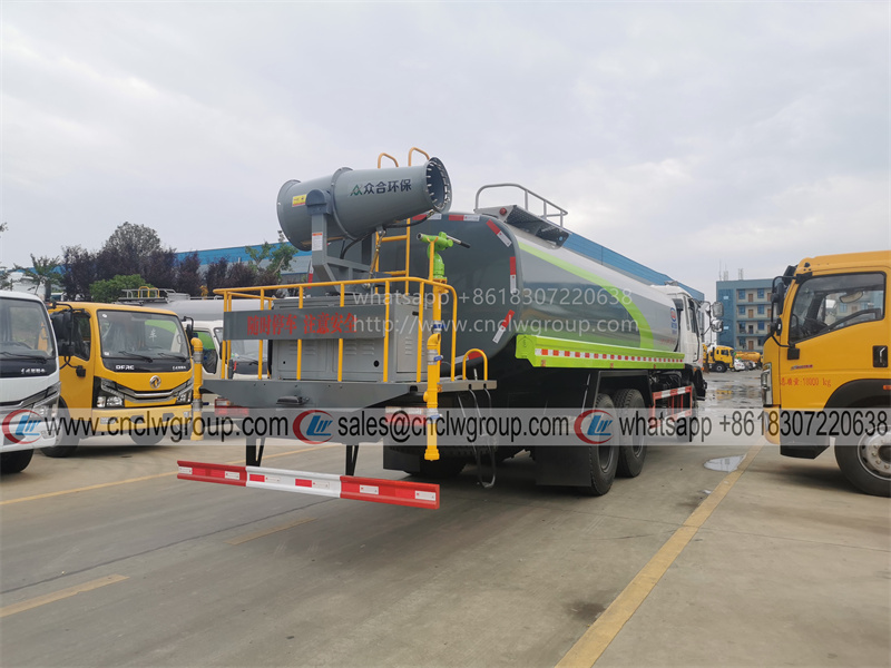 Dongfeng 6x4 20000 liter Dust Suppression Water Truck with Fog Cannon Mist Sprayer Truck