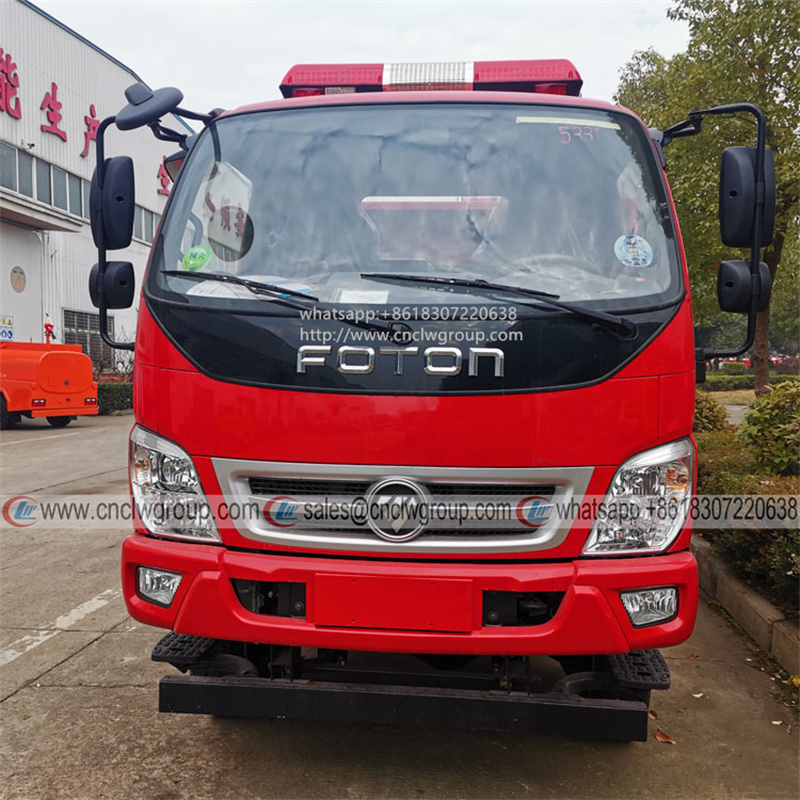 Brand new Foton 4x4 4wd 1000 gallon forest fire engine water tank rescue fire fighting truck for sale