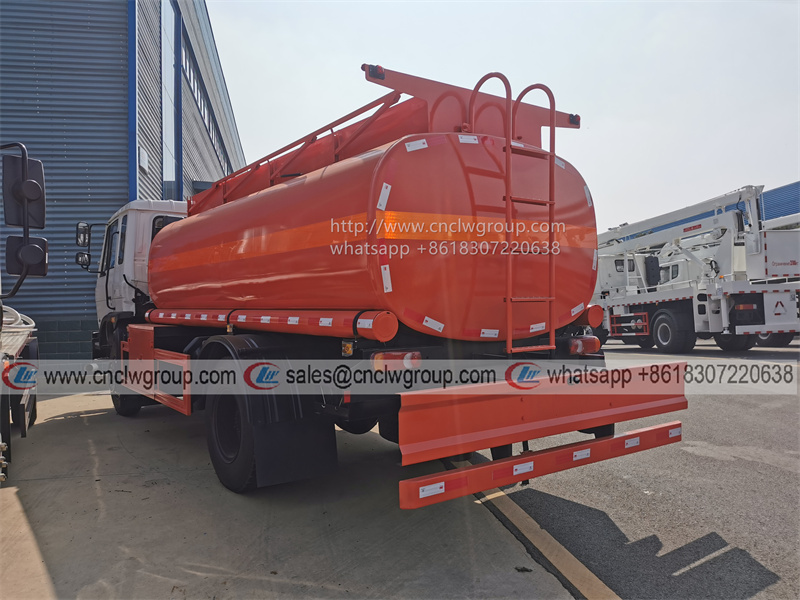 Dongfeng 9m3 10m3 Diesel Carrier Tanker Refueling Truck with fuel dispenser for sale
