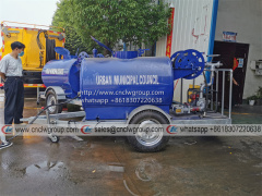 1500 2000 liter mini trailer type water bowser tanker trailer for sale