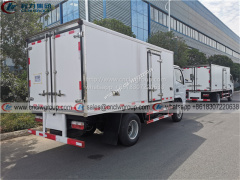 Dongfeng 4x2 5 ton refrigerated lorry with insulation van truck for sale