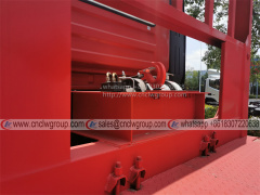 SHACMAN 10 ton hydraulic self loader with winch 6 wheeler self loading flatbed carrier truck for sale