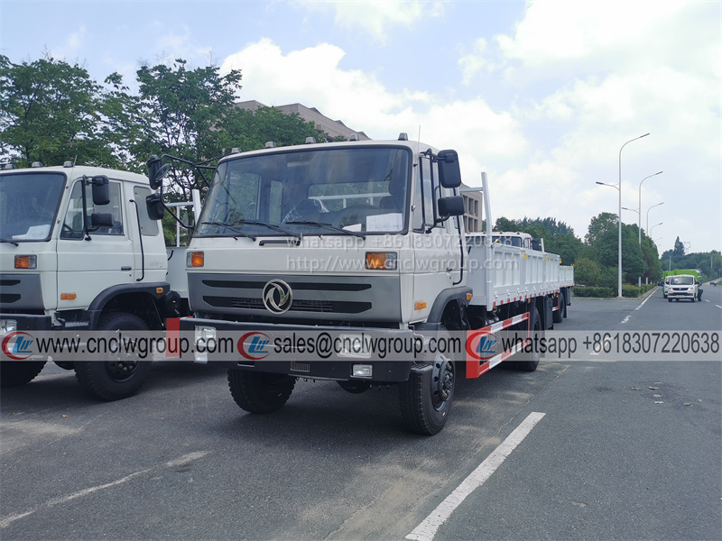 Cheapest 4x4 truck Dongfeng 4wd off road 10 ton 15 ton dropside box fence cargo truck for sale