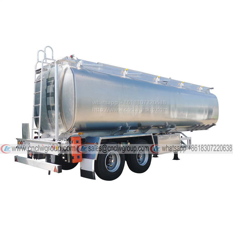 Chengli CLW9350GYY 2 axle 35000 liter oil tanker fuel tank semi trailer