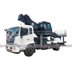 CLW GK45S 45 meter telescopic extension boom crane aerial work platform manlift truck for sale
