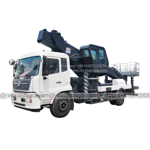 CLW GK45S 45 meter telescopic extension boom crane aerial work platform manlift truck for sale