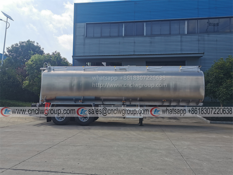 Chengli CLW9350GYY 2 axle 35000 liter oil tanker fuel tank semi trailer