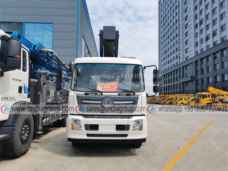 CLW GK45S 45 meter telescopic extension boom crane aerial work platform manlift truck for sale
