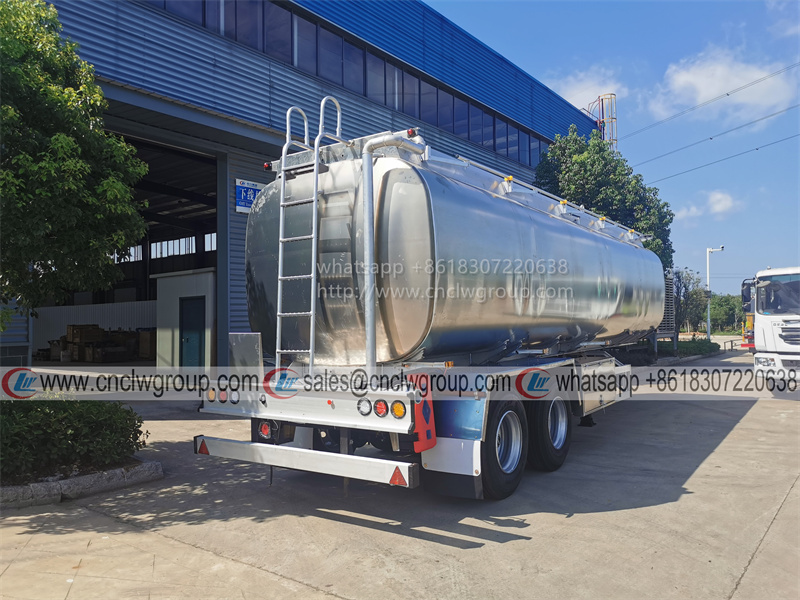 Chengli CLW9350GYY 2 axle 35000 liter oil tanker fuel tank semi trailer