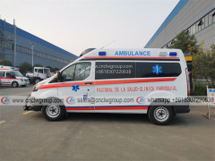 Exporting Ford Transit Diesel Mid-wheelbase Mid-roof hospital ambulance patient transport ambulance van car for sale