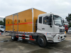 Dongfeng 4x2 10 ton dangerous goods van explosives Flammable gas LPG cylinders carrier van truck for sale