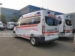 Exporting Ford Transit Diesel Mid-wheelbase Mid-roof hospital ambulance patient transport ambulance van car for sale