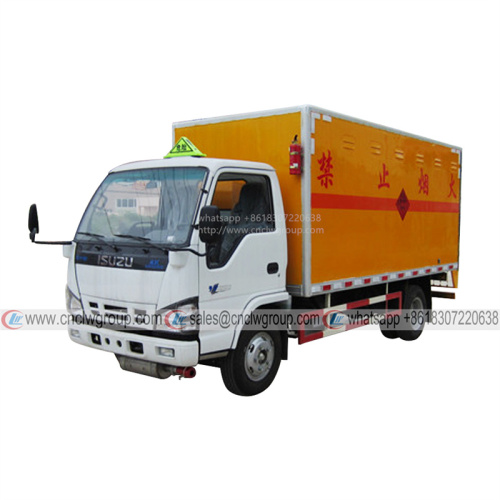 ISUZU 4.2m 4t Explosives Carrier Blasting equipment fireworks and firecracker transporter box truck