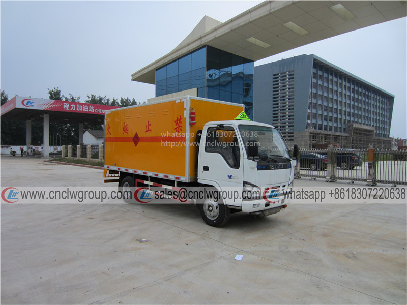ISUZU 4.2m 4t Explosives Carrier Blasting equipment fireworks and firecracker transporter box truck