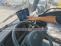 ISUZU 6000 liter 100m dust control water tanker with mist fog cannon sprayer truck