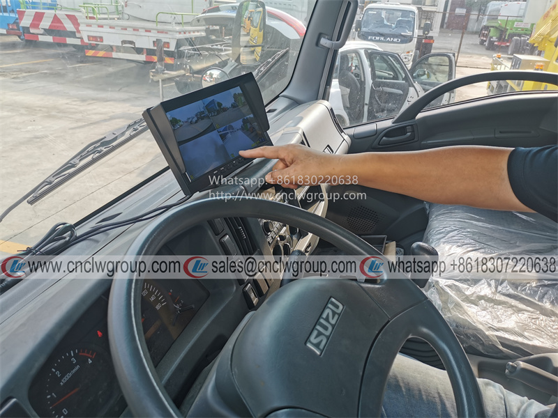ISUZU 6000 liter 100m dust control water tanker with mist fog cannon sprayer truck