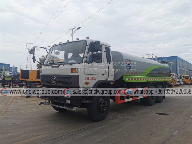 Dongfeng 6x4 20000 liter Dust Suppression Water Truck with Fog Cannon Mist Sprayer Truck