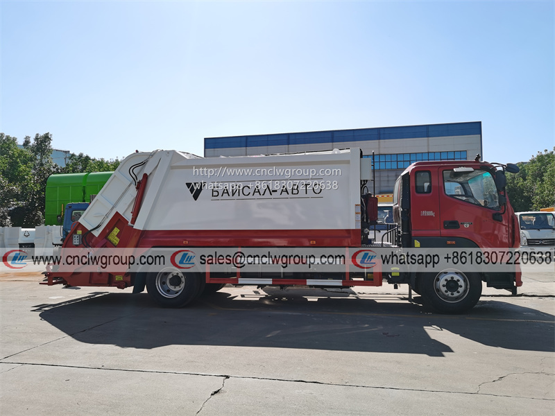 Foton AUHAWM Euro5 12m3 Garbage Compactor Waste Compression Waste Compacted Truck for sale