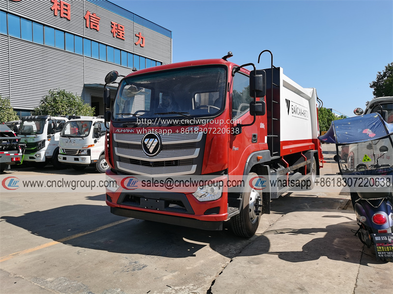 Foton AUHAWM Euro5 12m3 Garbage Compactor Waste Compression Waste Compacted Truck for sale
