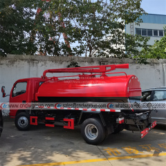 Dongfeng Low price 5000 liter fecal sucker septic manure removal truck