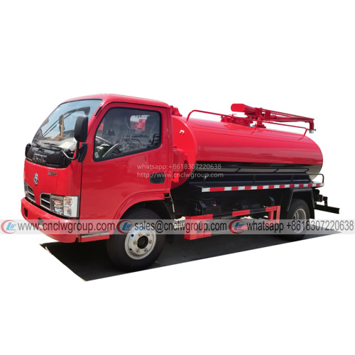 Dongfeng Low price 5000 liter fecal sucker septic manure removal truck