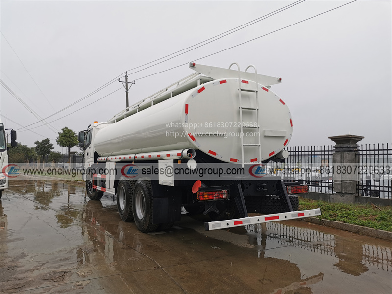 Foton Auman 6x4 20000 liter Diesel Bowser Oil Tanker Fuel Transporter Truck for sale
