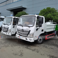 Foton Aumark Euro5 4000 liter Square Shape Water Tank Sprinkler Water Cart Bowser Spraying Truck