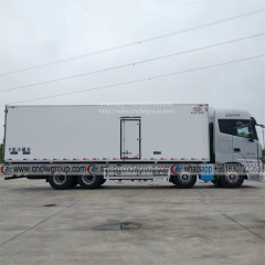 Foton AUMAN EST (ZF AMT) 8x4 Heavy Duty 9.6m frozen goods transport freezer van chilling refrigerated truck for sale