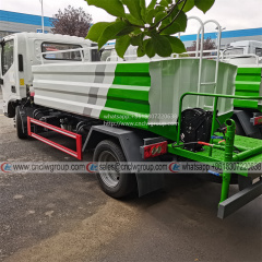 Foton Aumark Euro5 4000 liter Square Shape Water Tank Sprinkler Water Cart Bowser Spraying Truck